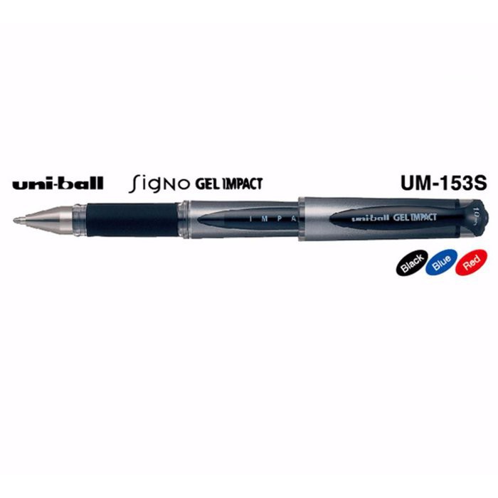 Bút lông kim UNI gel Impact - UM 153S- 1,0mm